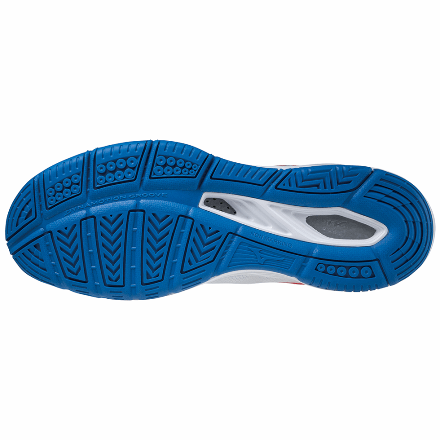 Mizuno Wave Supersonic 2 White-Red-French Blue